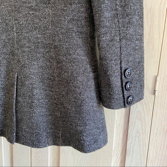 Cartonnier Anthropologie Gray Knit Blazer Cardigan | Size Extra Small - Picture 7 of 8